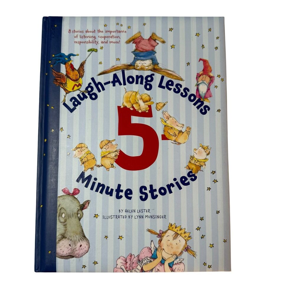 2015 Laugh-Along Lessons 5-Minute Stories Hardcover Book
